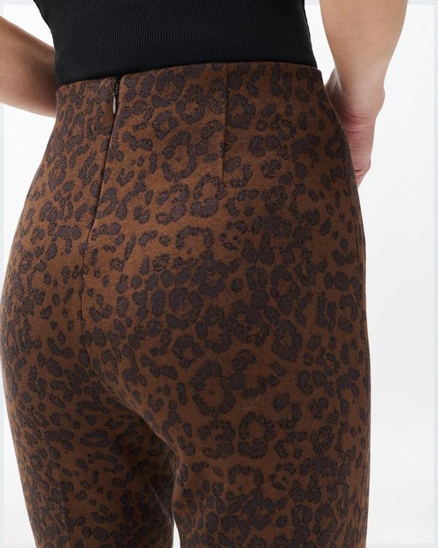 Irina Leopard-Print Kick Flare Pants - Leopard - Image 5