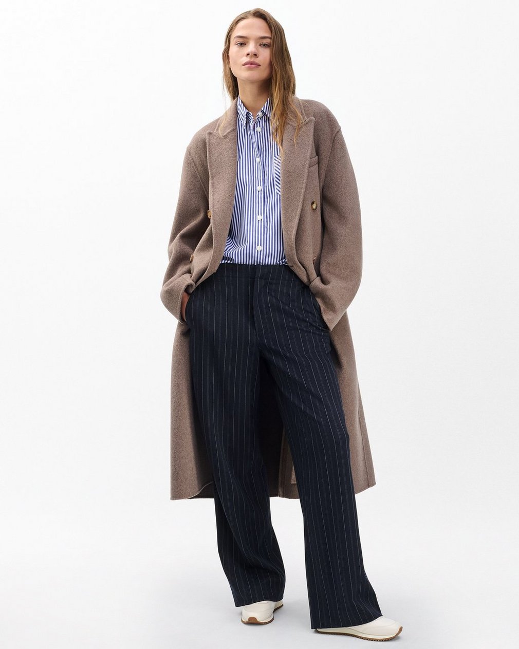 Irina Tailored Pants - Navy Multi - Image 3