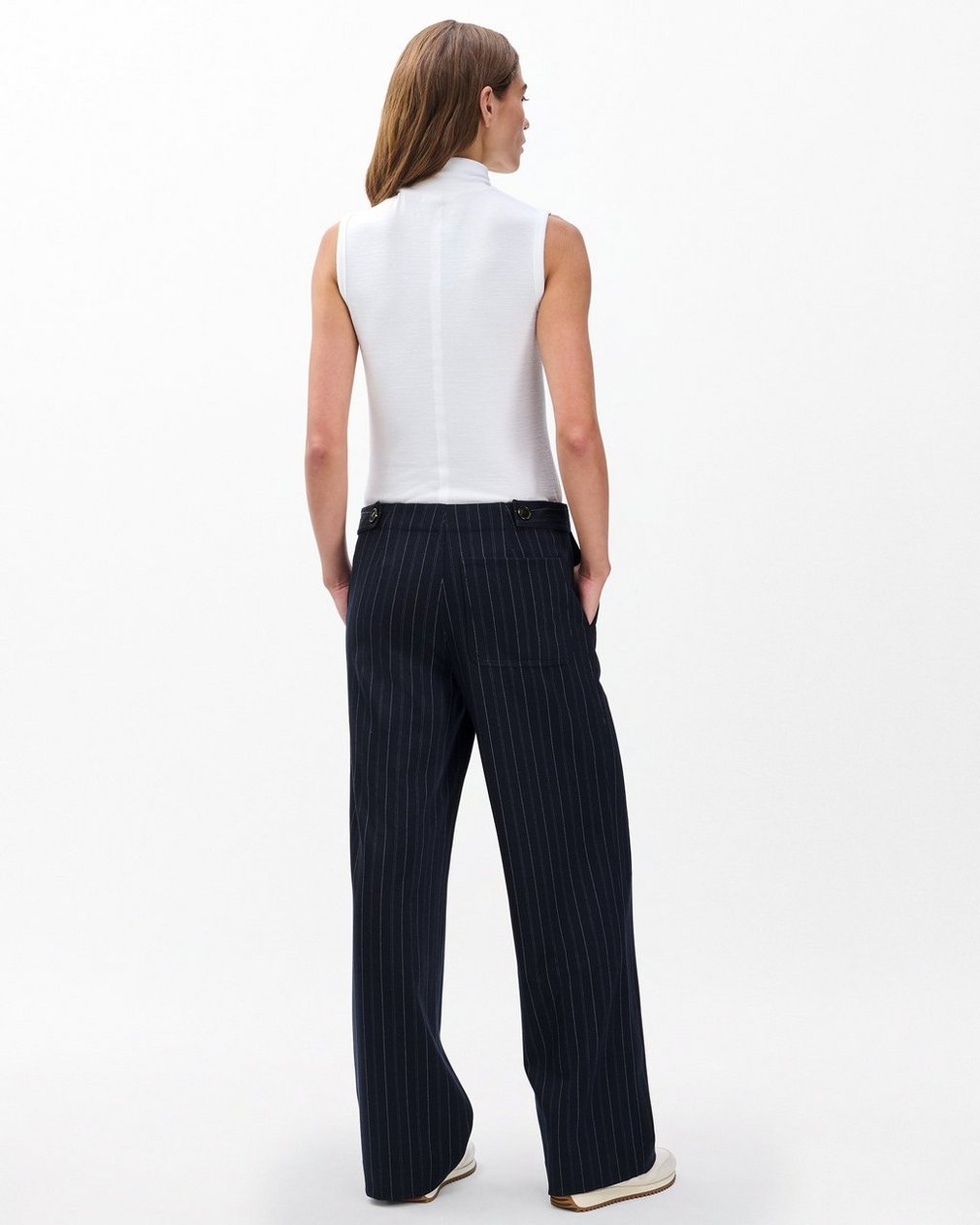 Irina Tailored Pants - Navy Multi - Image 6