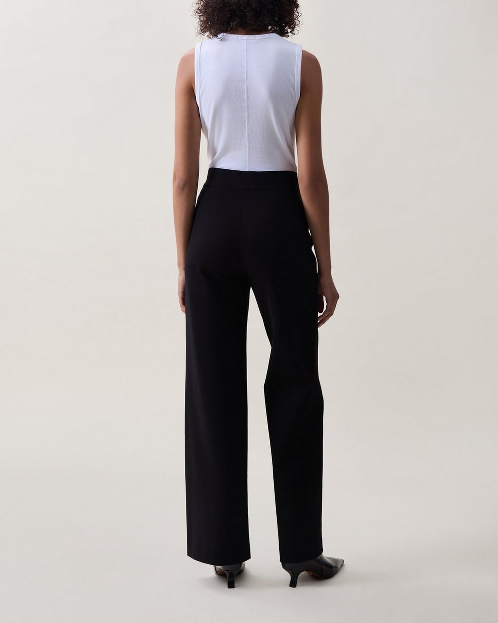 Iris Wide-Leg Pants - Black - Image 2