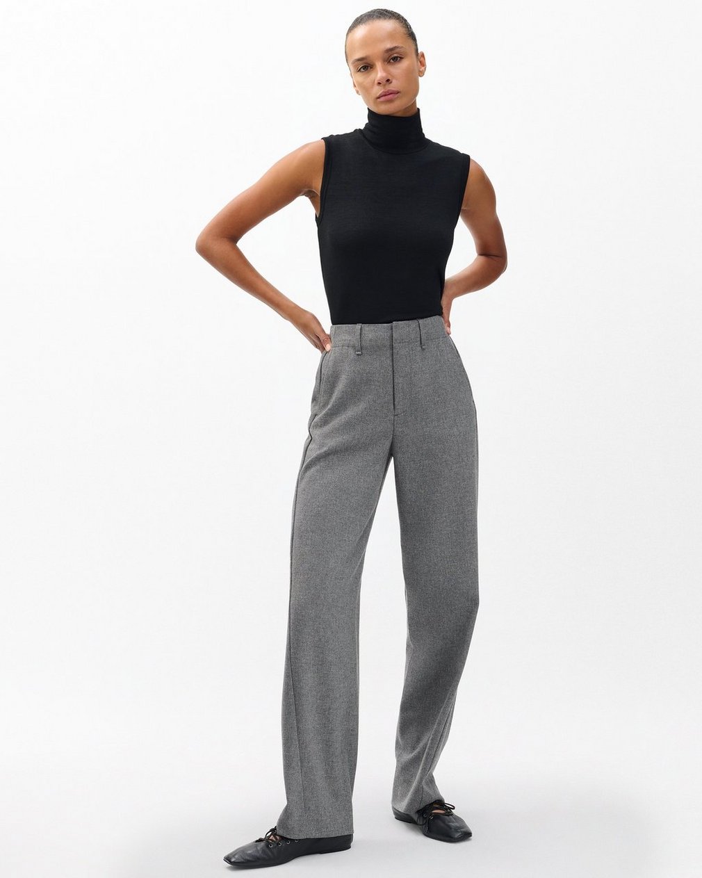 Shea Tailored Pants - Grey - Image 3