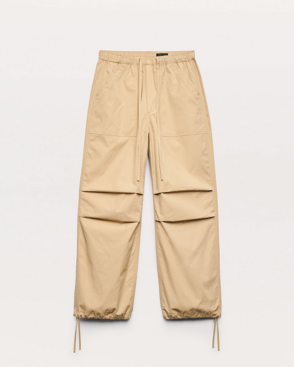 Adina Cotton Pants - Light Brown - Image 2