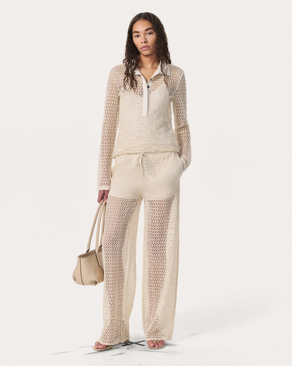 Liv Mesh Pants - Turtledove - Image 7