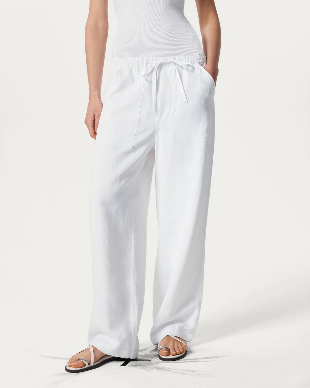 Adina Beach Pants - White - Image 3
