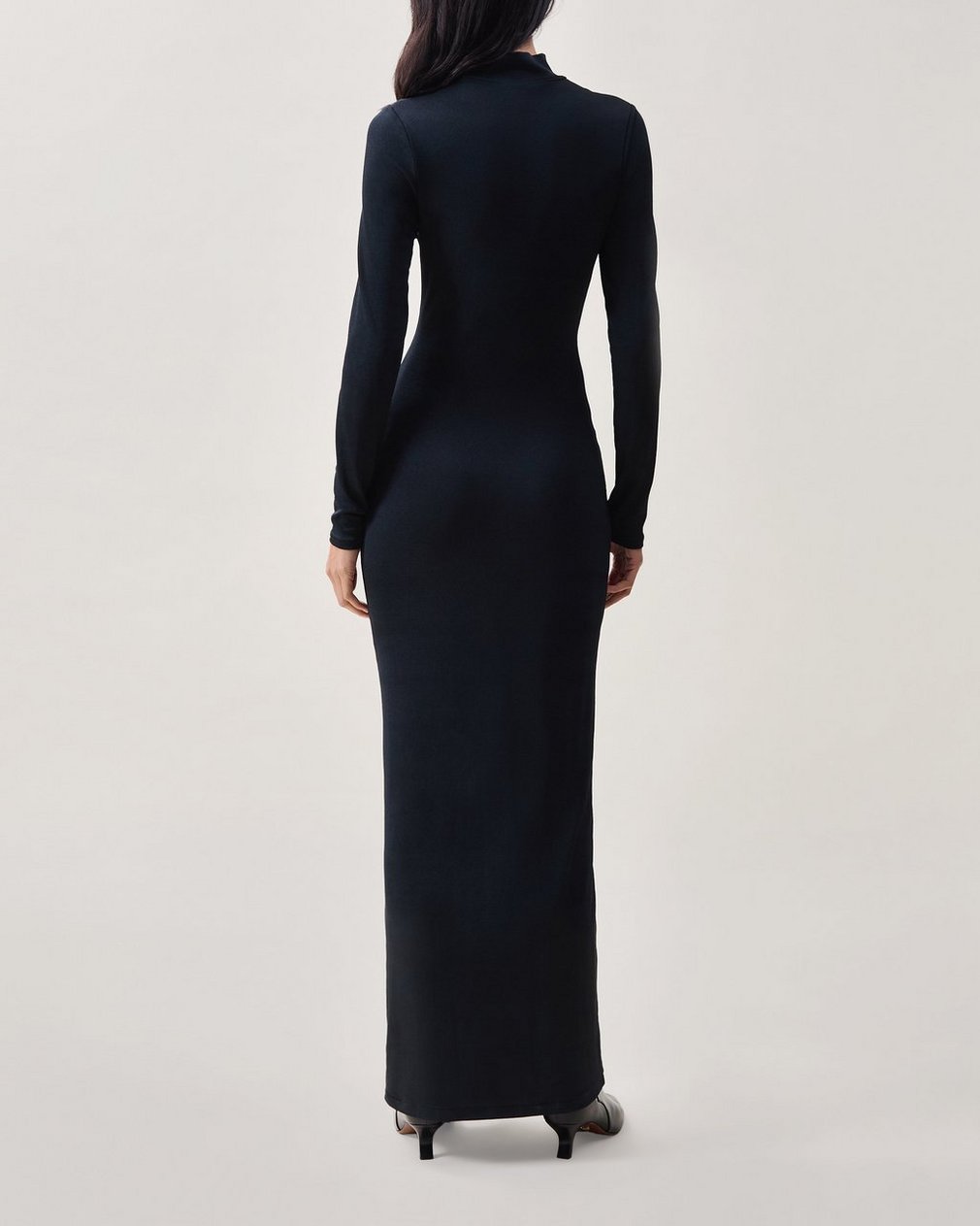 Agnes Turtleneck Dress - Black - Image 2