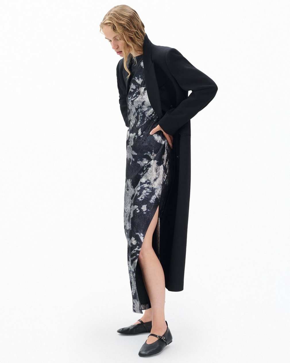 Margaret Metallic Dress - Silver Multi - Image 4