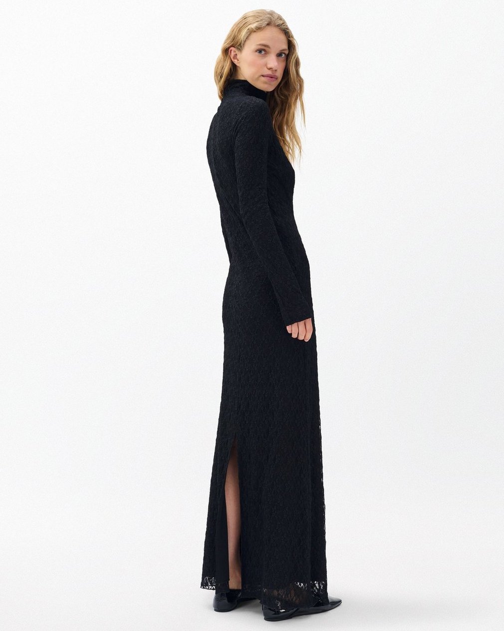 Ellie Lace Maxi Dress - Black - Image 6