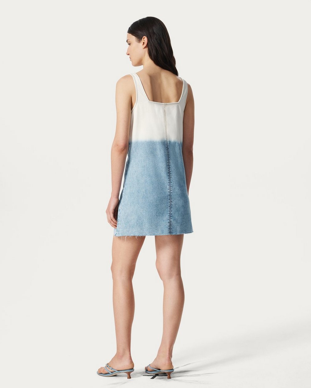 Jayde Denim Dress - Bleach Stripe - Image 6