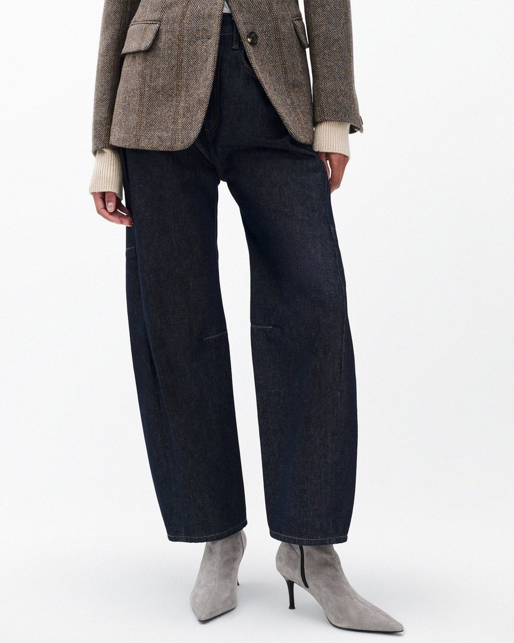 Mercer Suede Ankle Boots - Stone Suede - Image 2