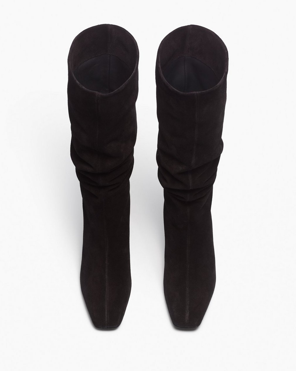 Astor Suede Slouch Boots - Black Suede - Image 6