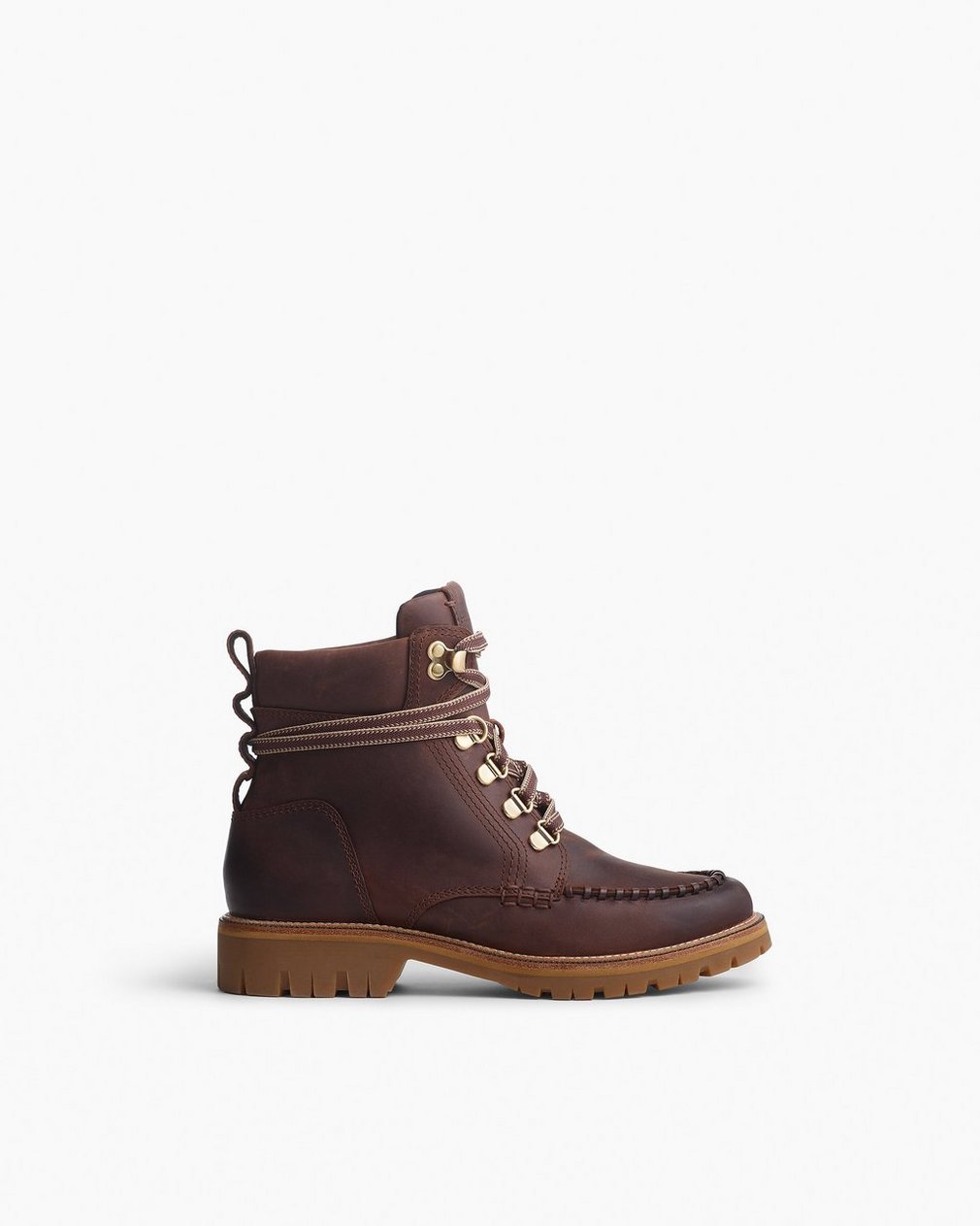 Cameron Leather Hiking Boots - Mocha