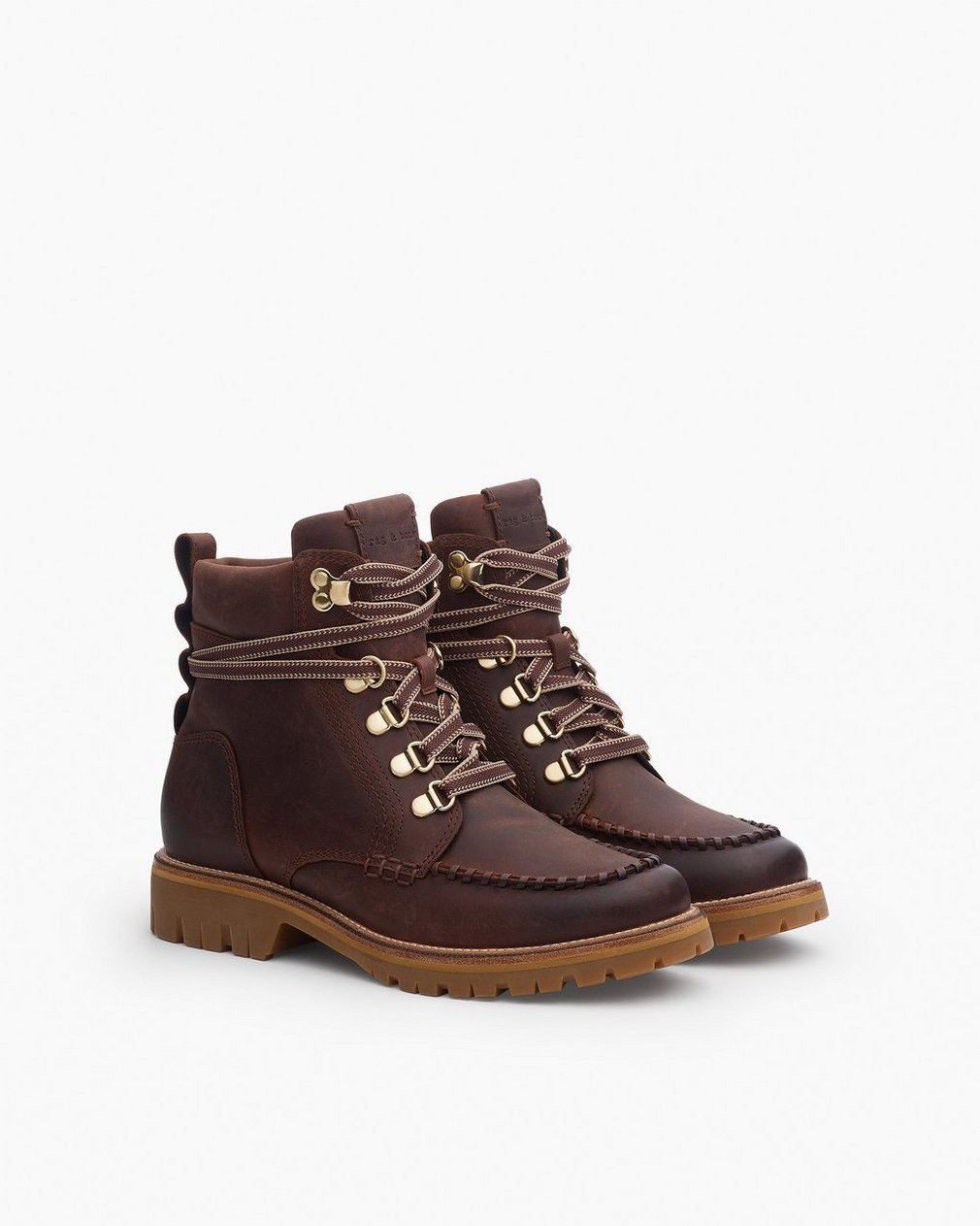 Cameron Leather Hiking Boots - Mocha - Image 4