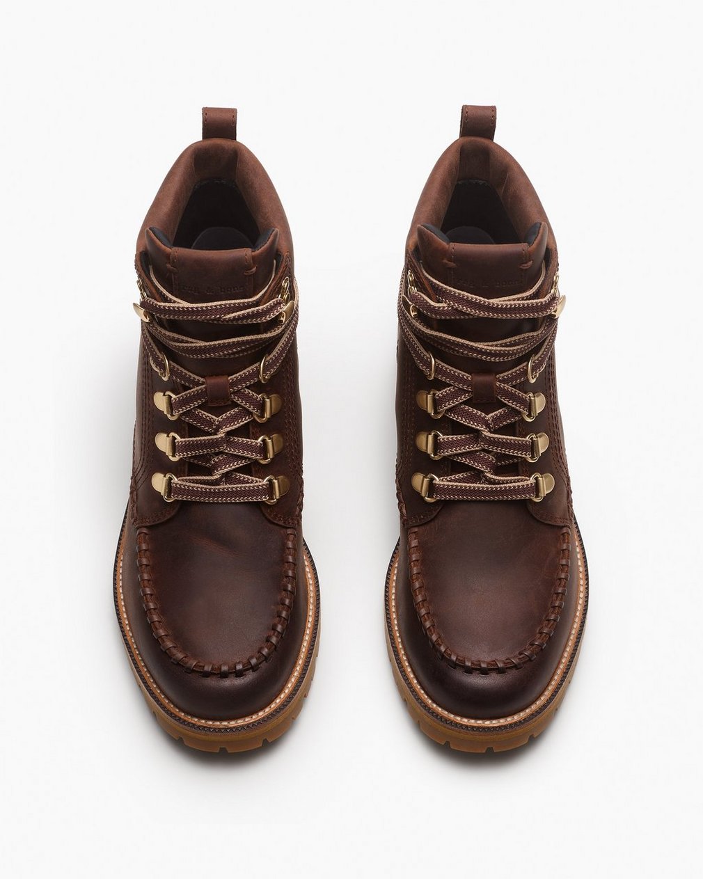 Cameron Leather Hiking Boots - Mocha - Image 6