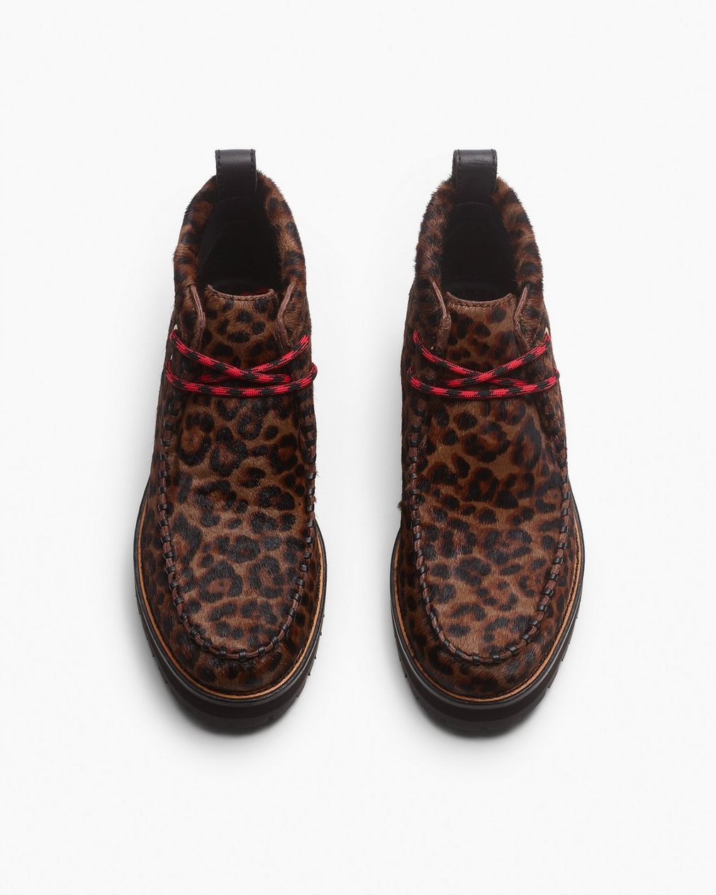 Cameron Leopard Calf Hair Moccasin Boots - Leopard Hair Calf - Image 6