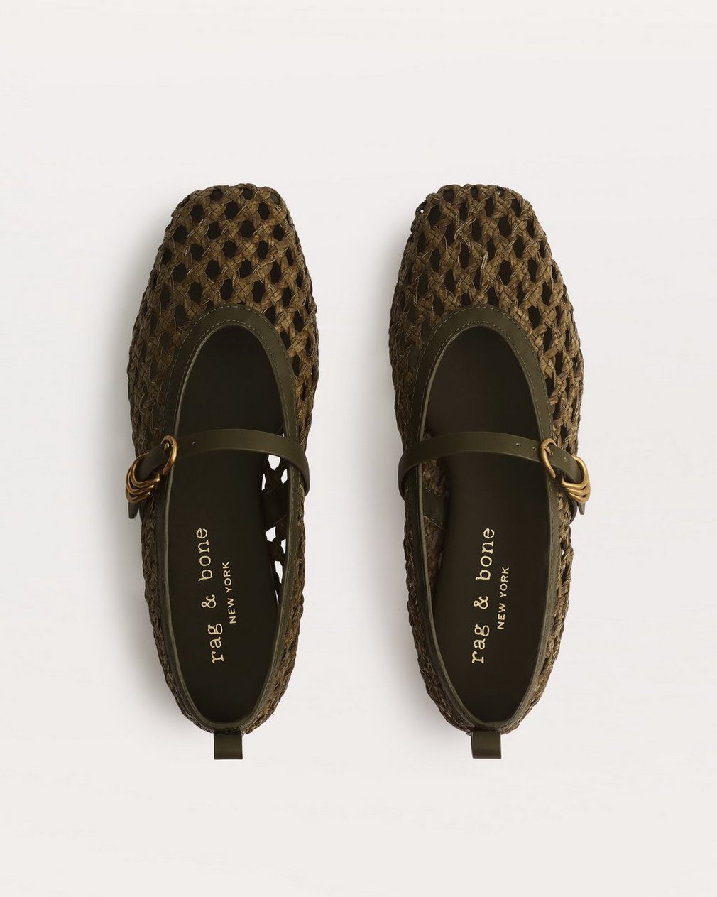 Spire Woven Mary Janes - Loden Woven - Image 4