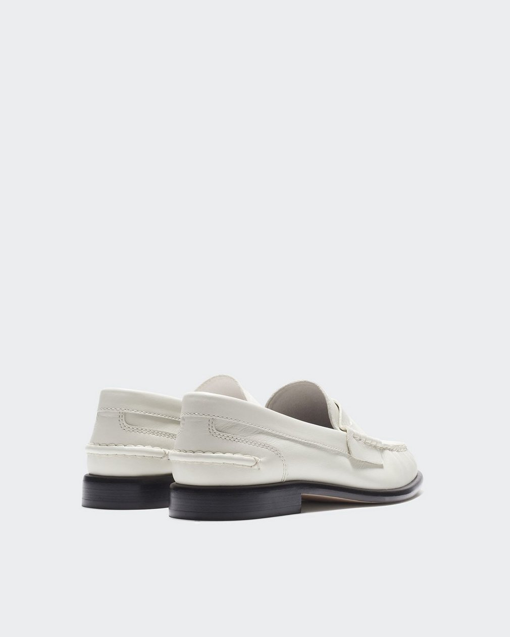 Carter Leather Loafers - Antique White - Image 3