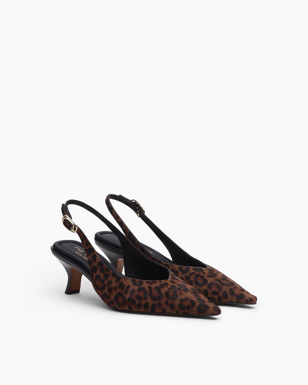Madison Leopard Calf Hair Slingbacks - Leopard Hair Calf - Image 3