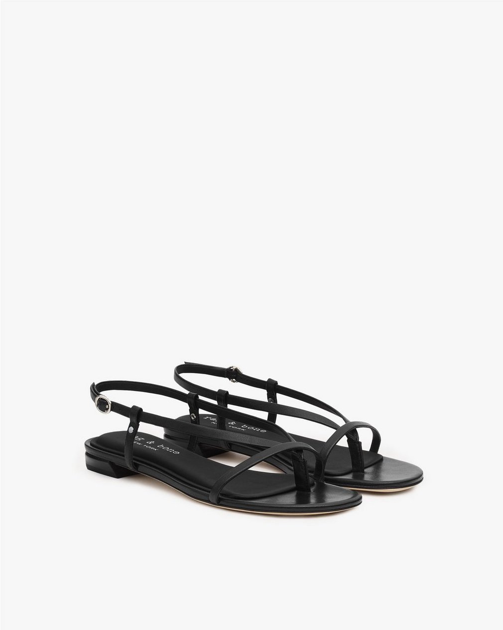 Giselle Strappy Sandals - Black - Image 3