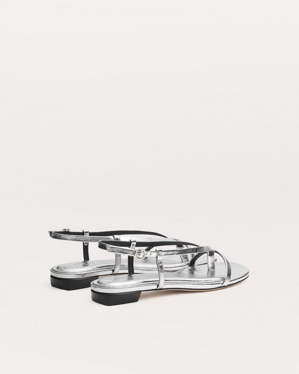 Giselle Strappy Sandals - Silver - Image 4