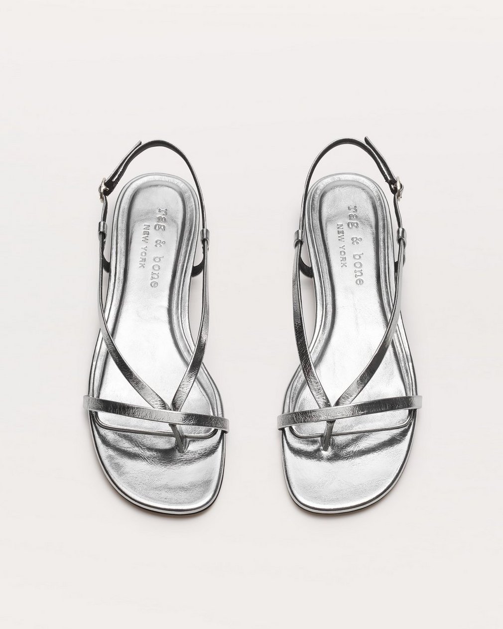 Giselle Strappy Sandals - Silver - Image 5