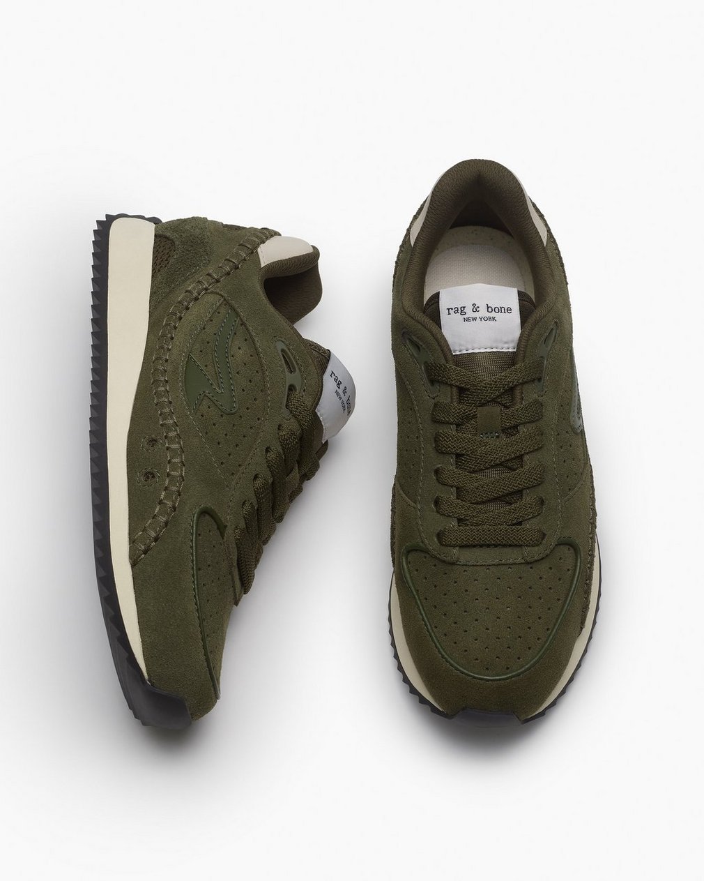 rb Drift Runner Sneakers - Olive Suede - Image 5