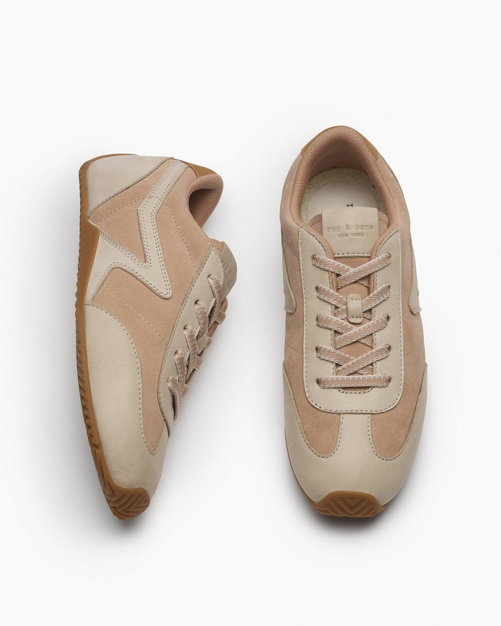 Ultra Slim Retro Runner Sneakers - Cloud Sand - Image 5