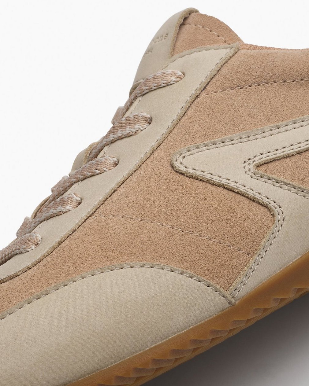 Ultra Slim Retro Runner Sneakers - Cloud Sand - Image 6