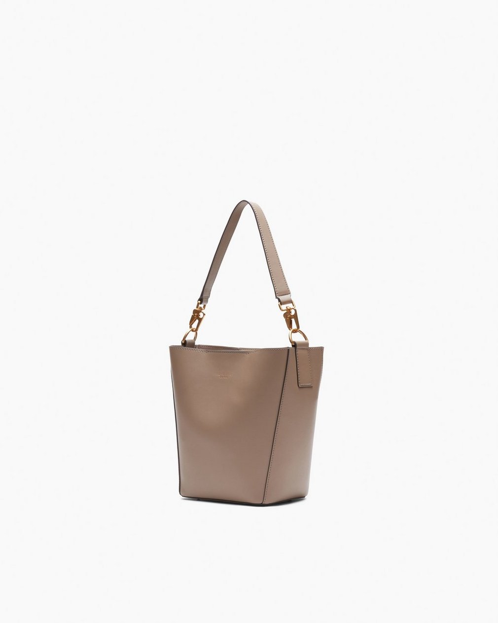 Parker Leather Bucket Bag - Clay - Image 4