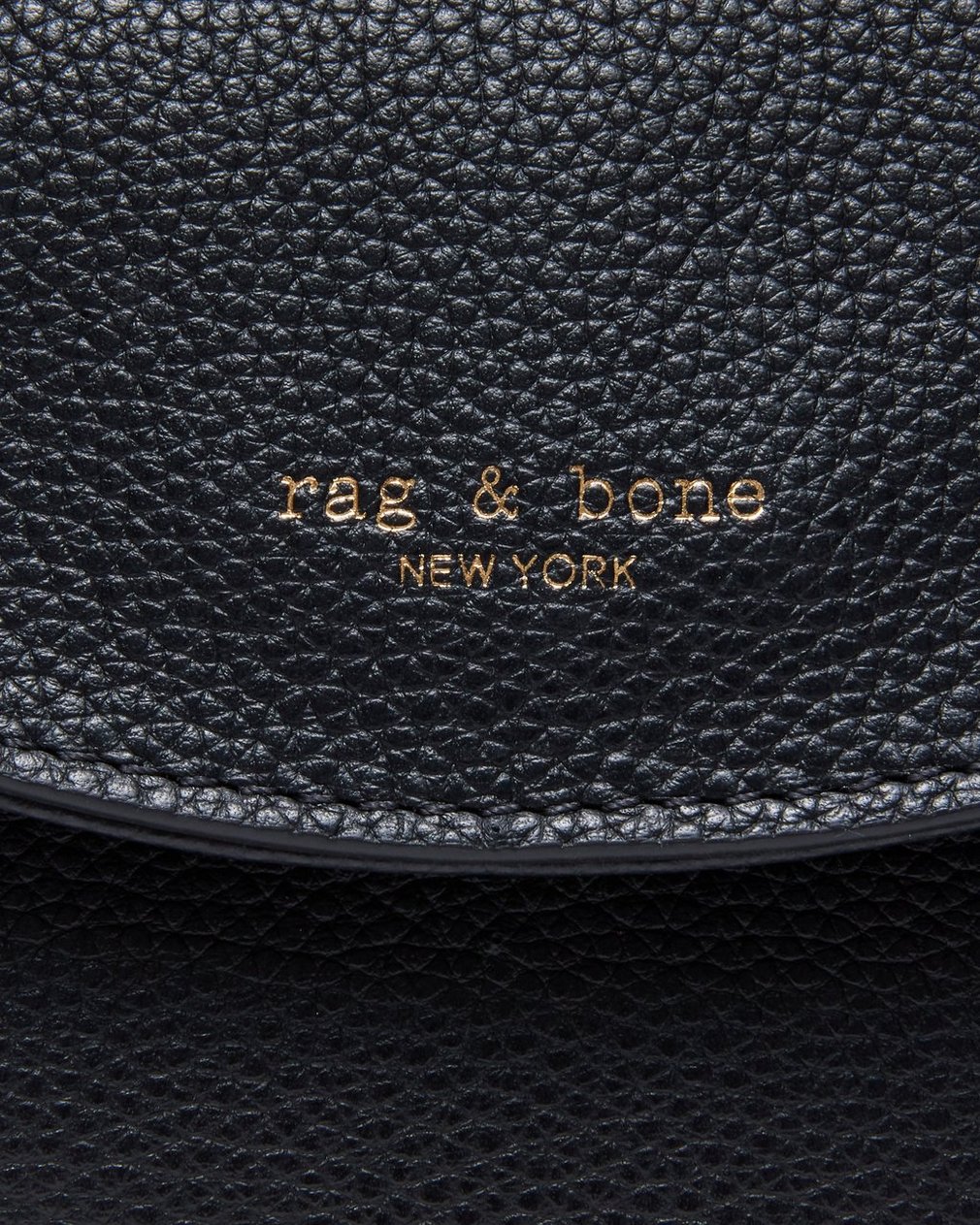 Gramercy Small Leather Flap Bag - Black - Image 7