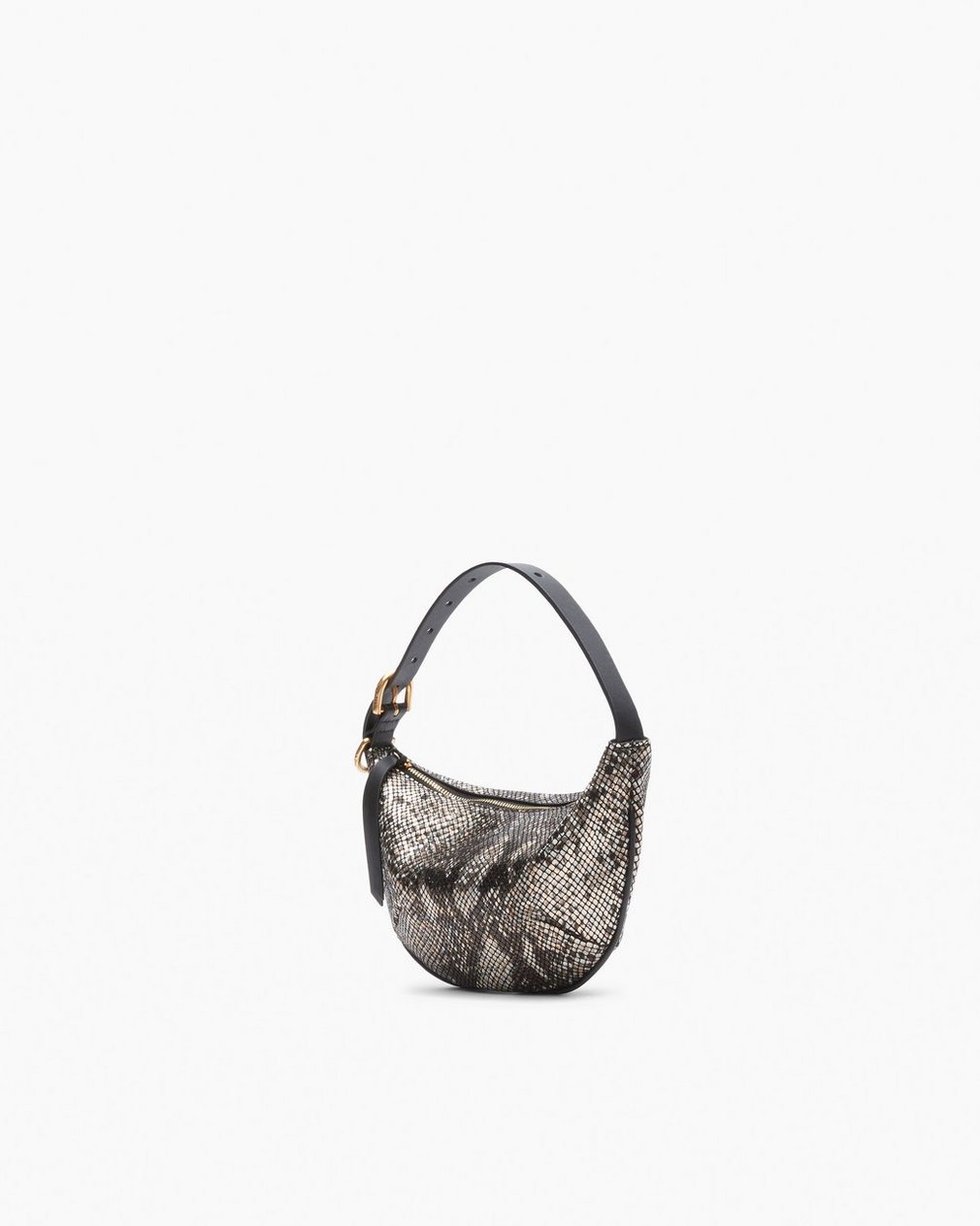 Mercer Small Python Leather Hobo - Black Multi - Image 3