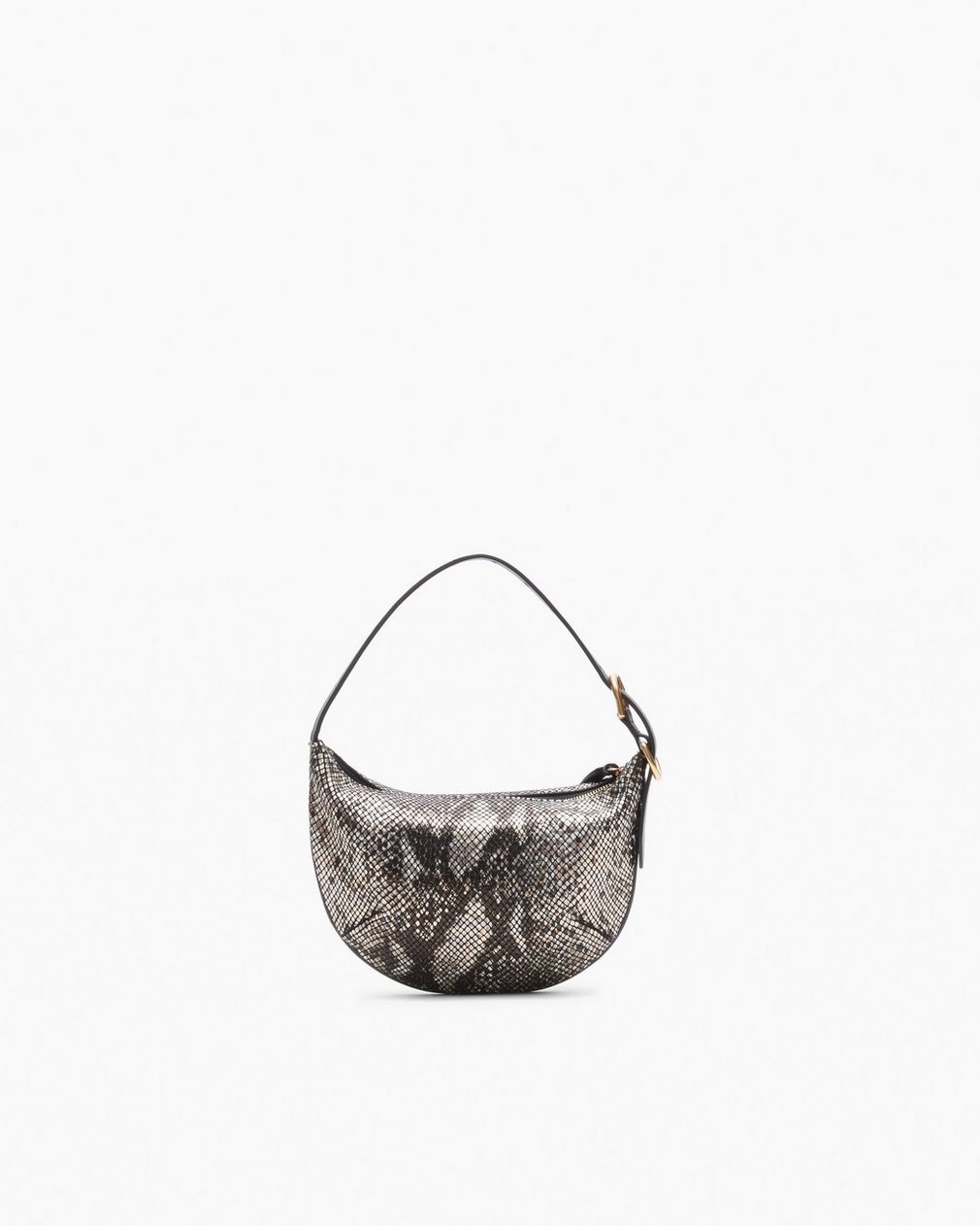 Mercer Small Python Leather Hobo - Black Multi - Image 4