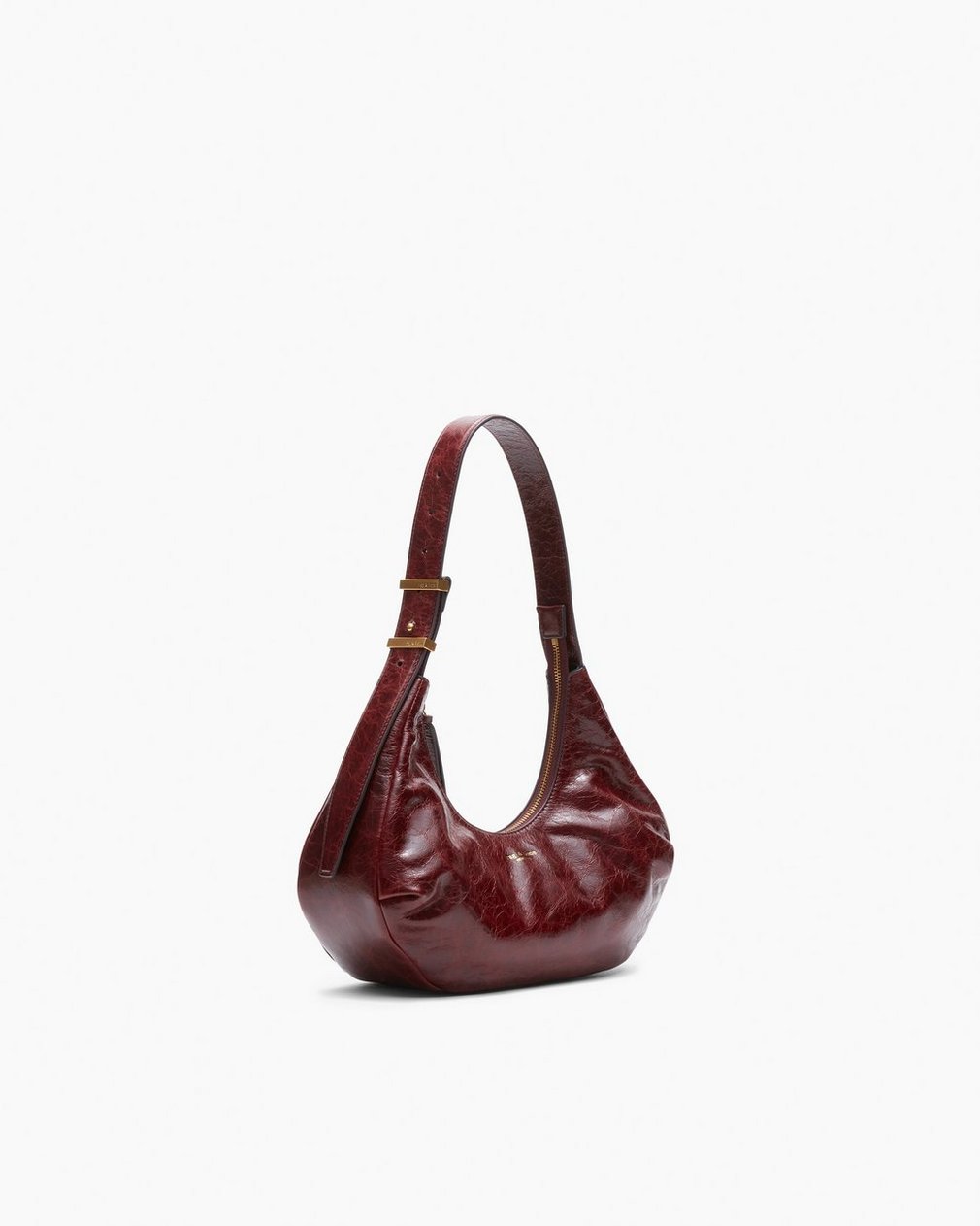 Hudson Leather Hobo - Wine - Image 2