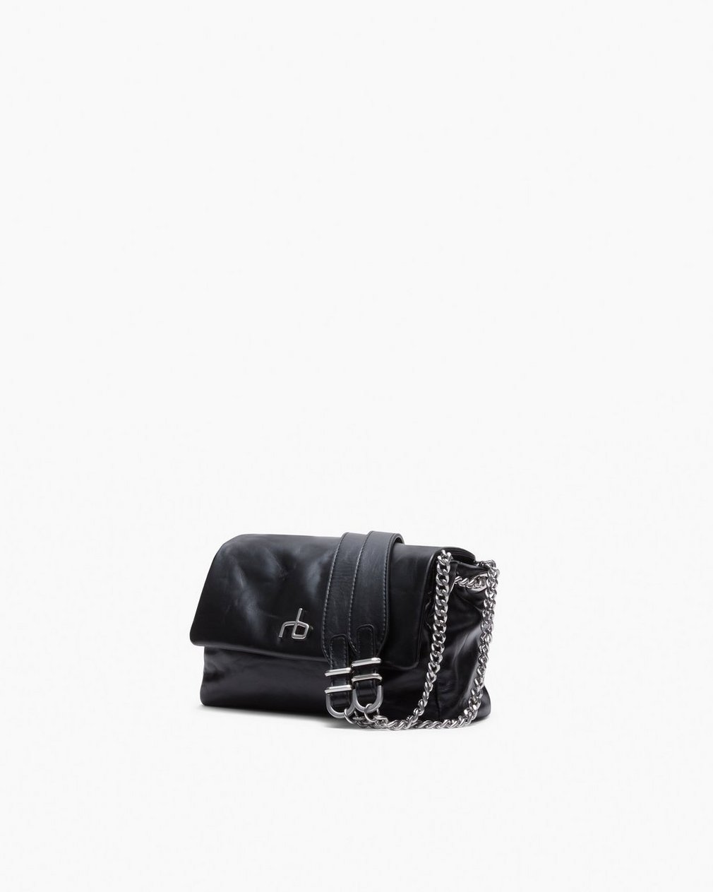 Chelsea Small Flap Bag - Black - Image 4