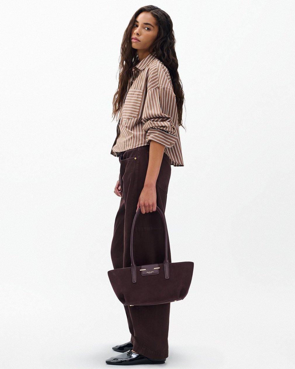 Realm Calf Hair Satchel - Blackberry - Image 2