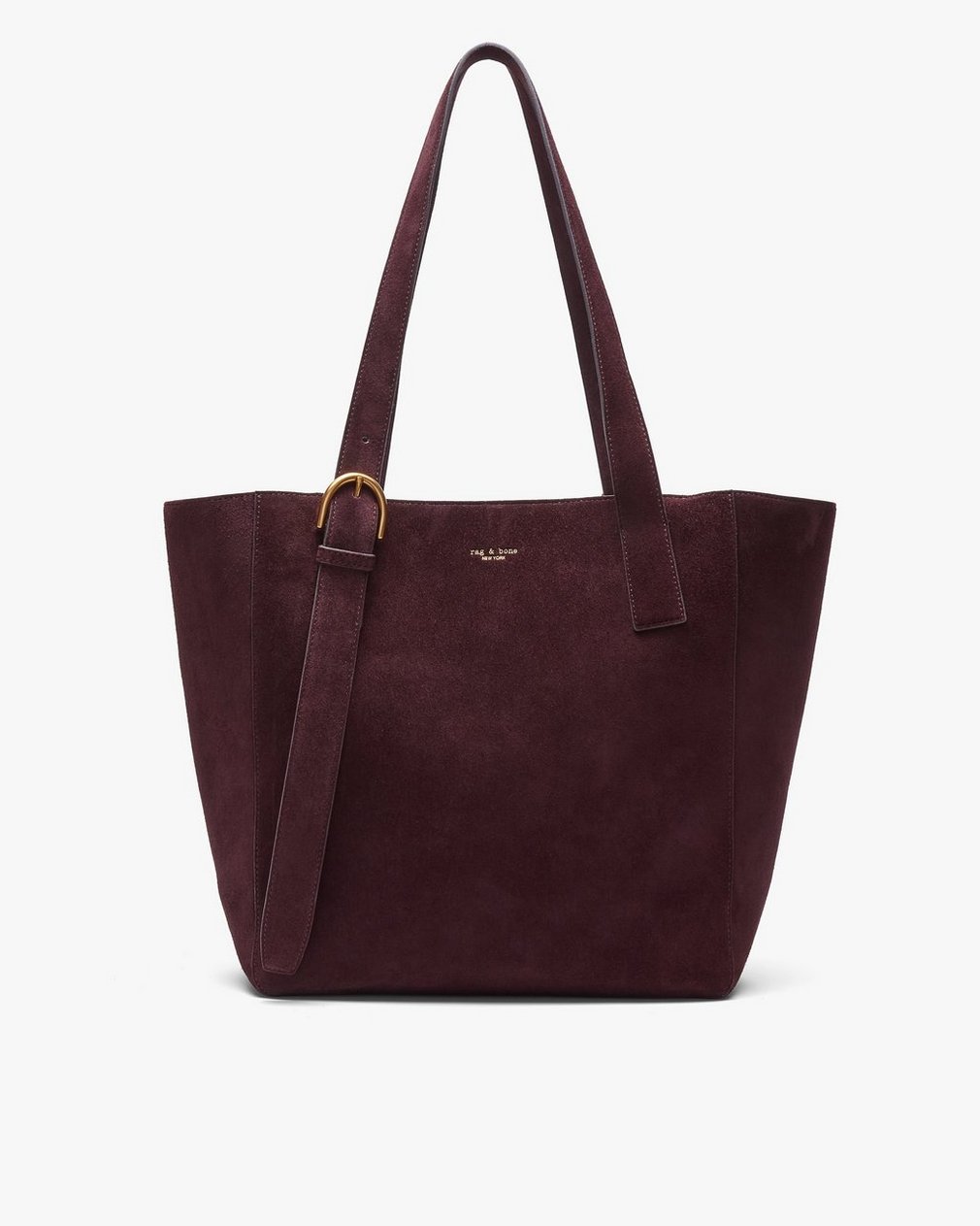 Parker Suede Tote - Blackberry - Image 2