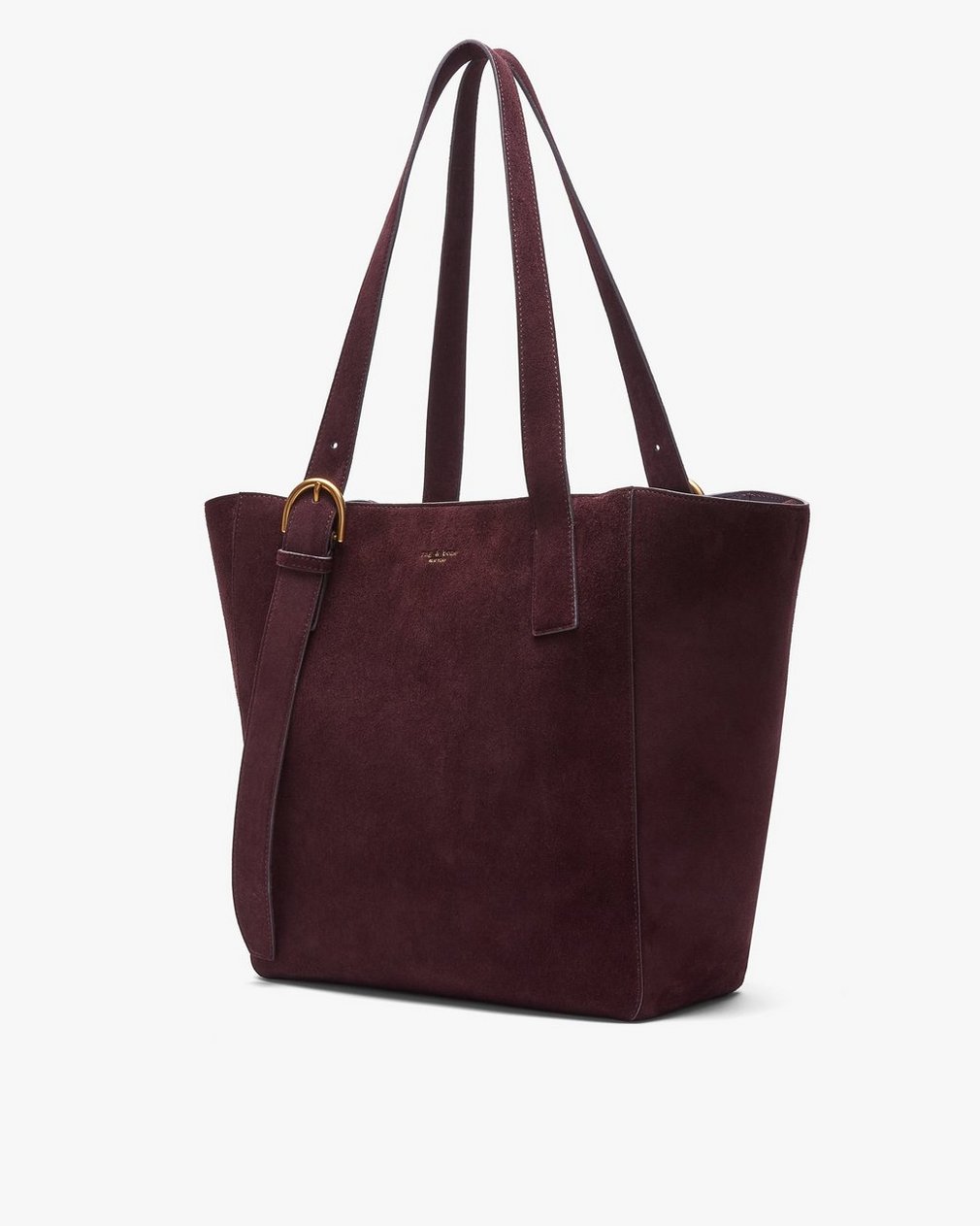 Parker Suede Tote - Blackberry - Image 3