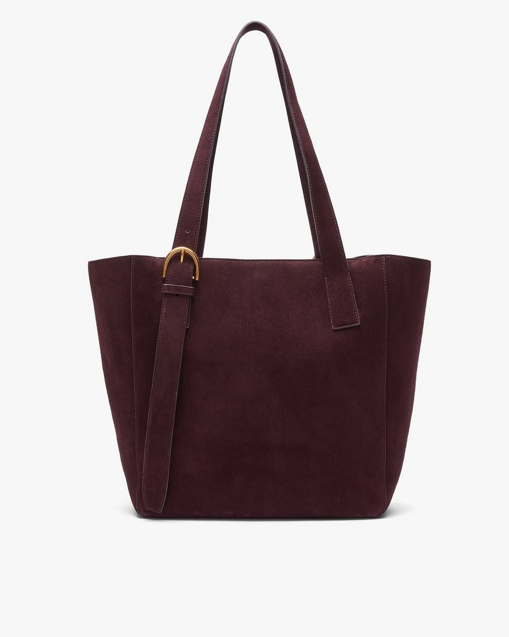 Parker Suede Tote - Blackberry - Image 4