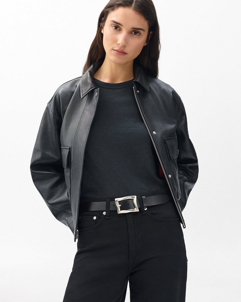 Waverly Leather Belt - Black - Image 2