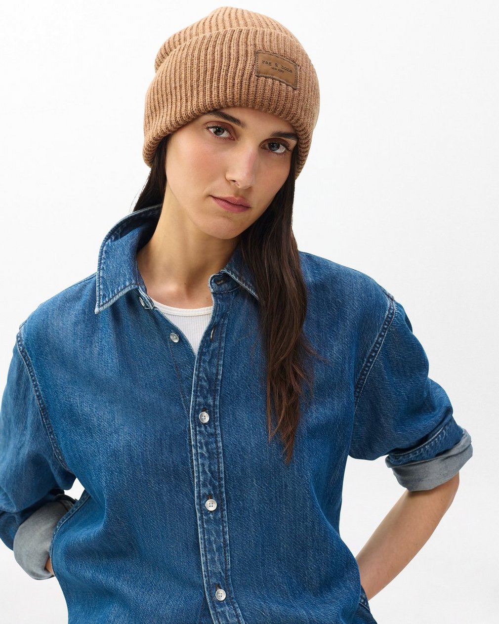 Blake Wool Beanie - Camel - Image 2