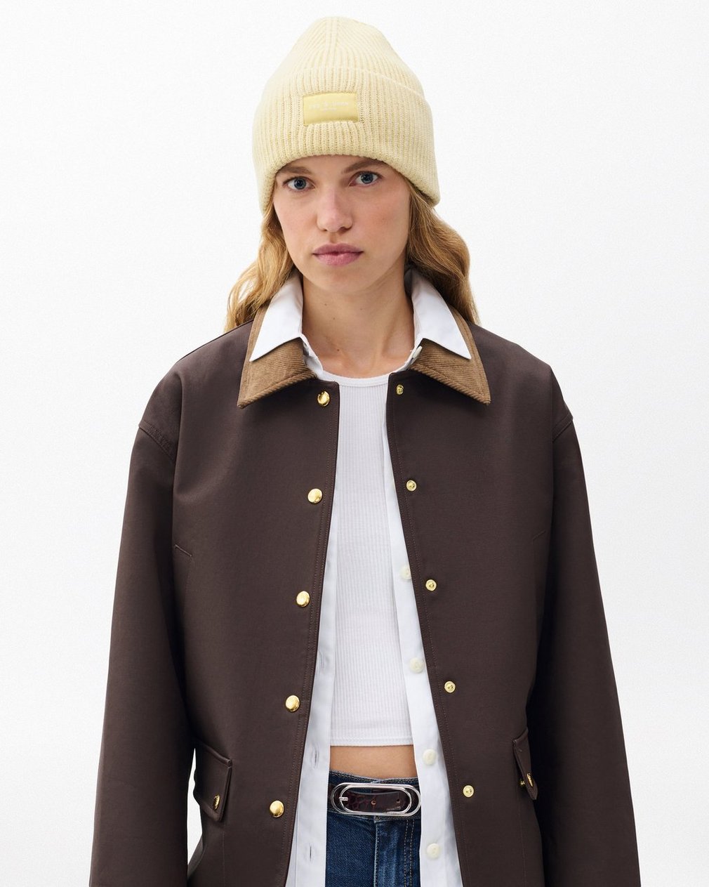 Blake Wool Beanie - Butter - Image 2