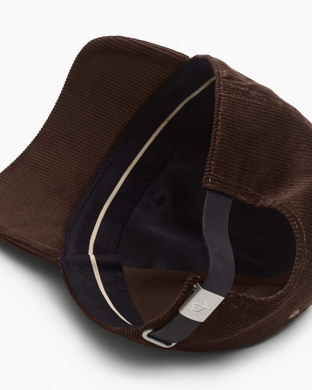 Harlow Corduroy Baseball Cap - Dark Espresso Corduroy - Image 2