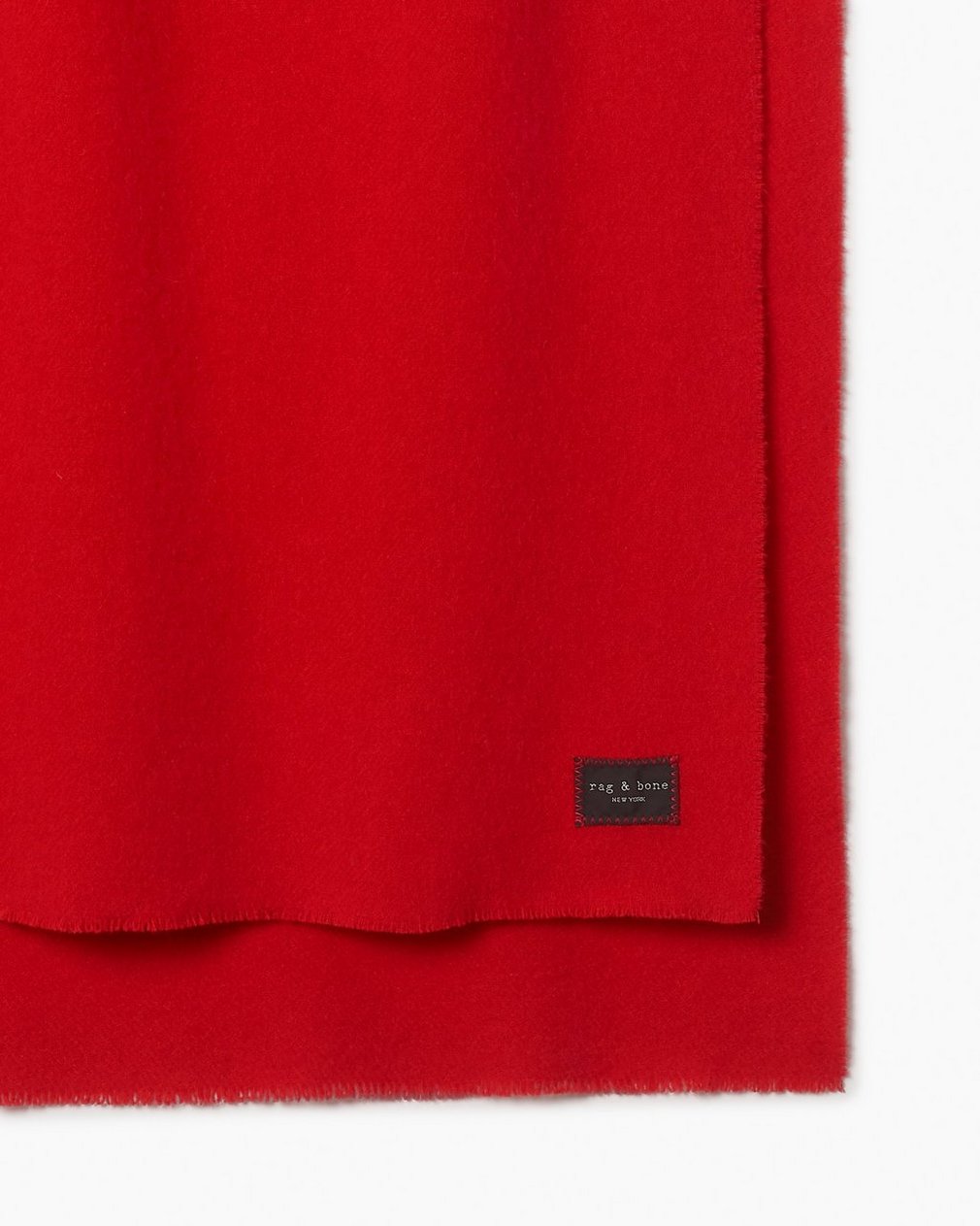 Joni Wool Scarf - Flame Red - Image 3