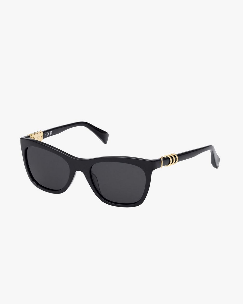 Renee Square Sunglasses - Black Blue - Image 4