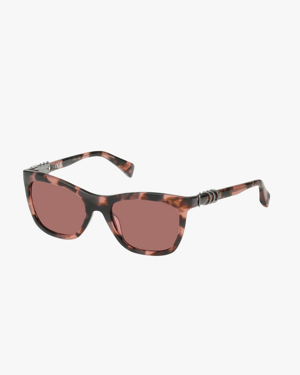 Renee Square Sunglasses - Peach Rose - Image 4