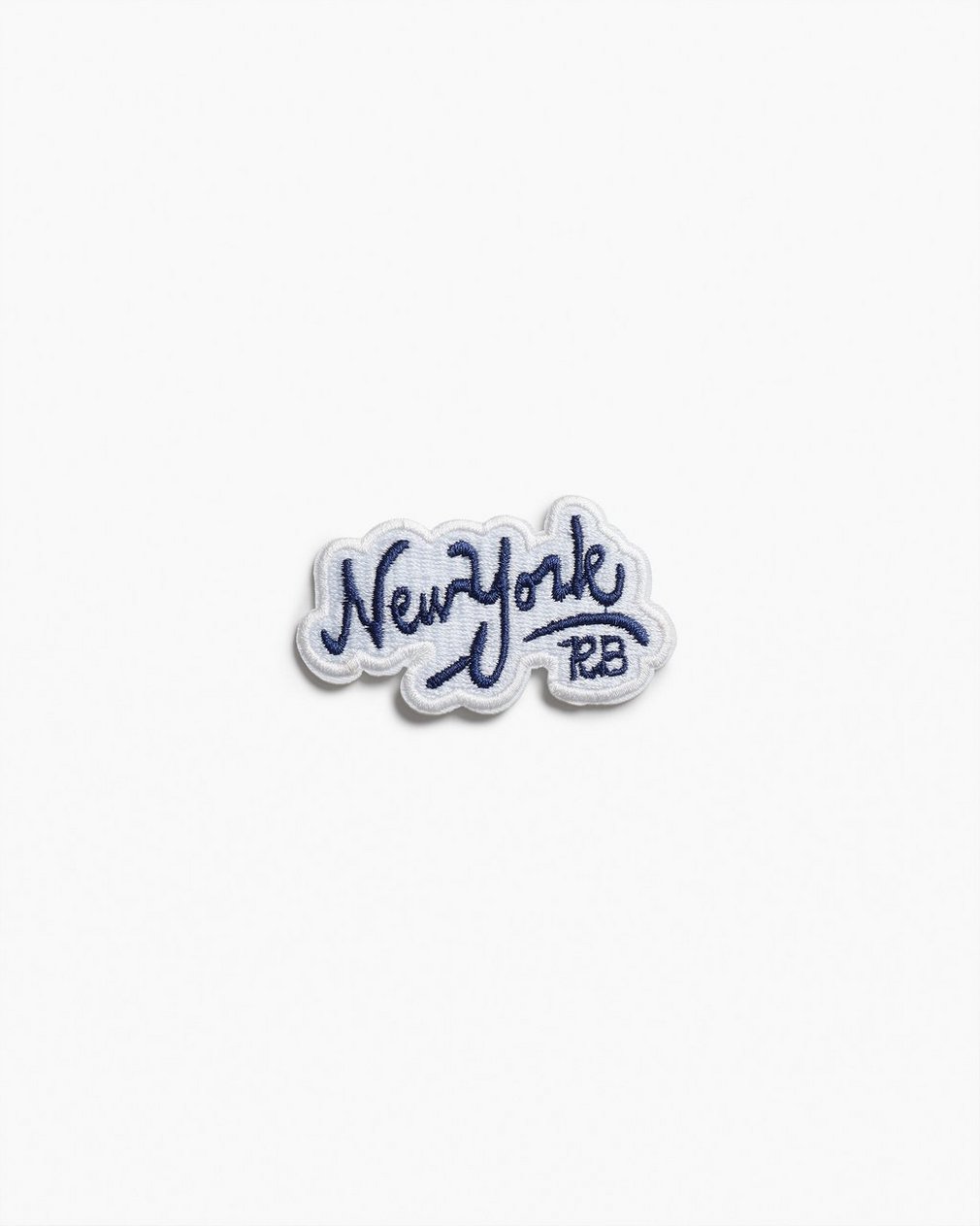 rb Embroidered Patch - New York Textface