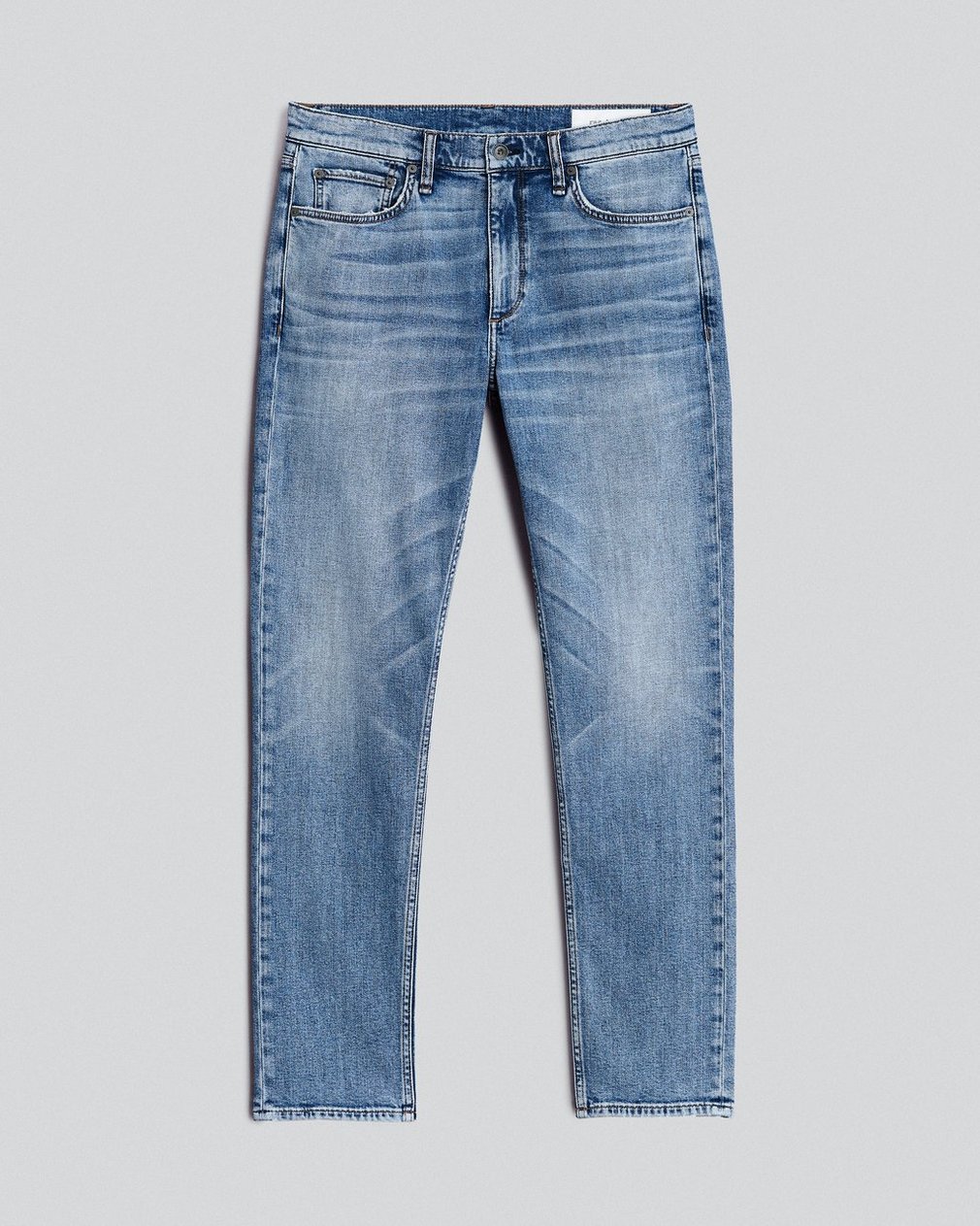 Fit 2 - Carter: Slim Fit Medium Indigo Authentic Stretch Jean - Image 2