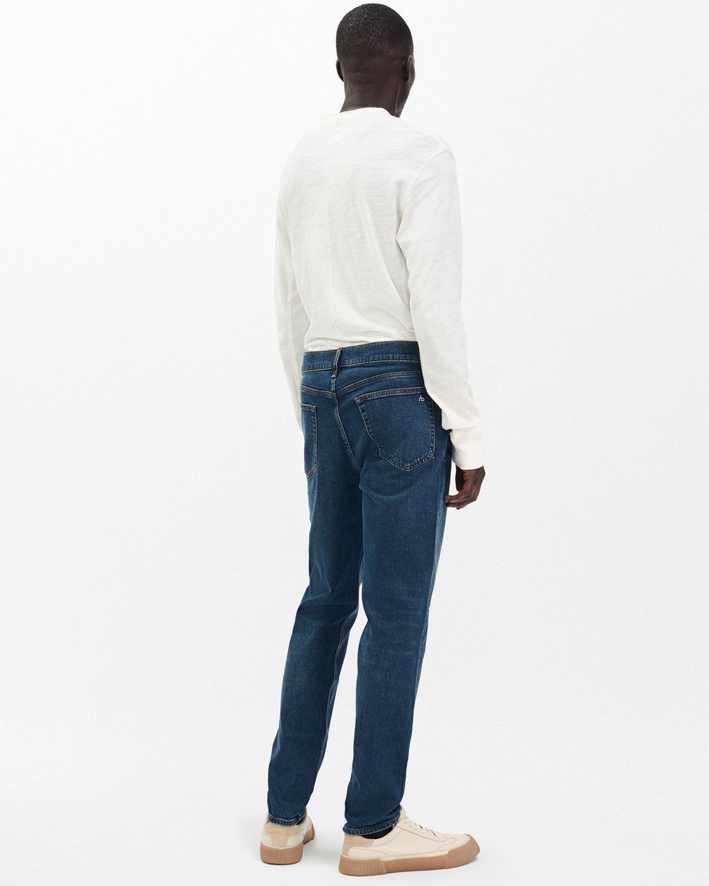 Fit 2 - Cole: Slim Fit Dark Indigo Authentic Stretch Jean - Image 6