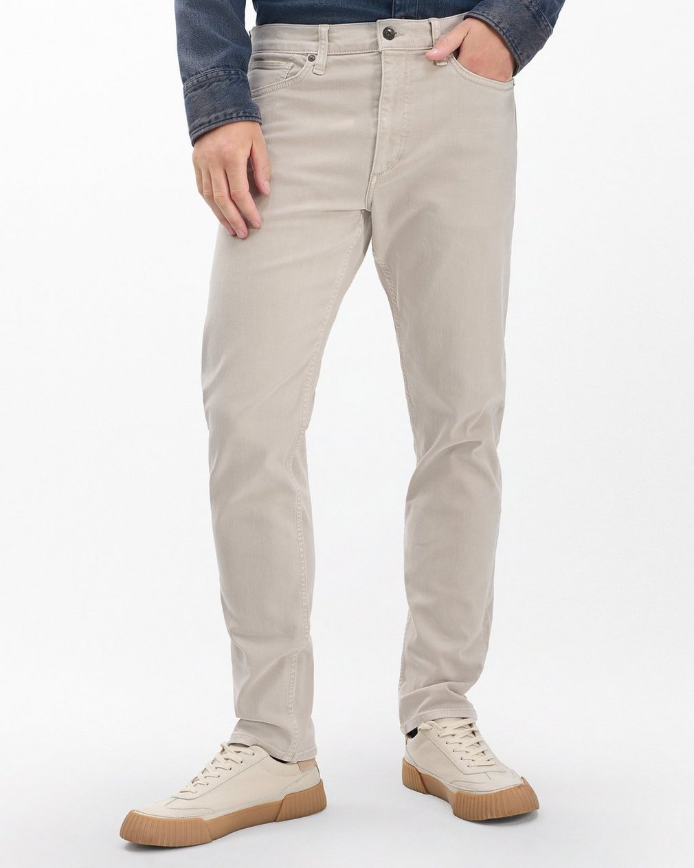 Fit 2 Slim Jeans - Sand - Image 4