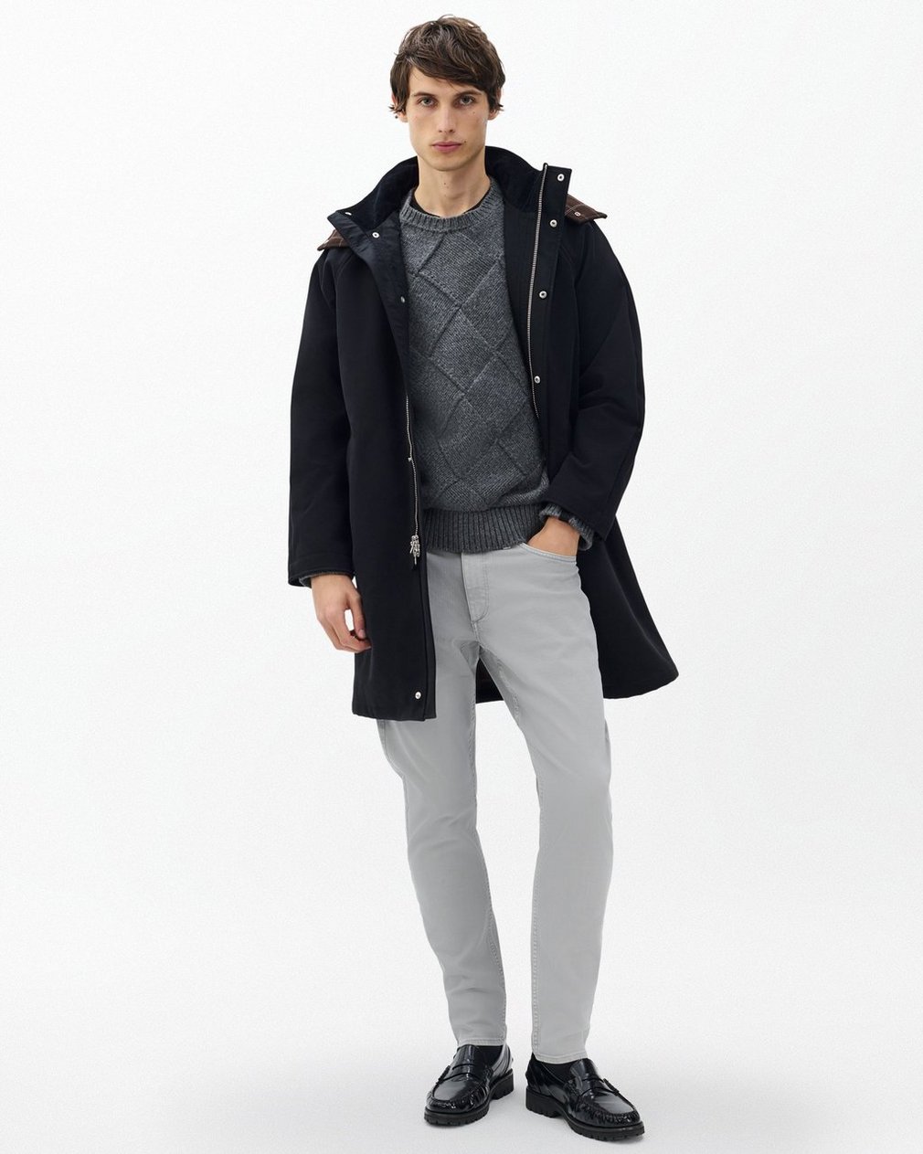 Fit 3 Athletic Jeans - Pebble Grey
