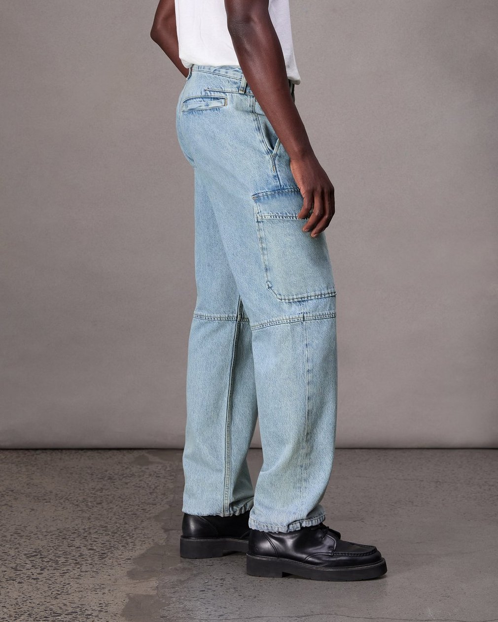 Fit 4 Straight Fit Cargo Jean - Skylight - Image 3